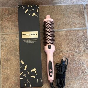 Wavytalk Pink Heated Round Brush
